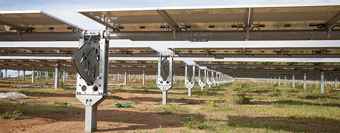 Single Axis Solar Tracker Installation