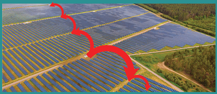 Wireless challenges in a Solar Tracker Installation