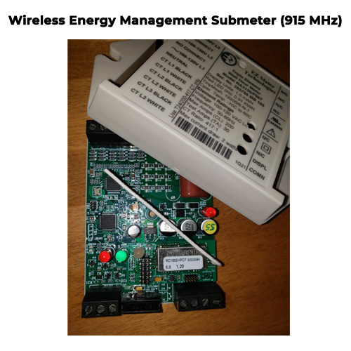 Wireless IoT Applications - Wireless Energy Management Submeter (915 MHz)